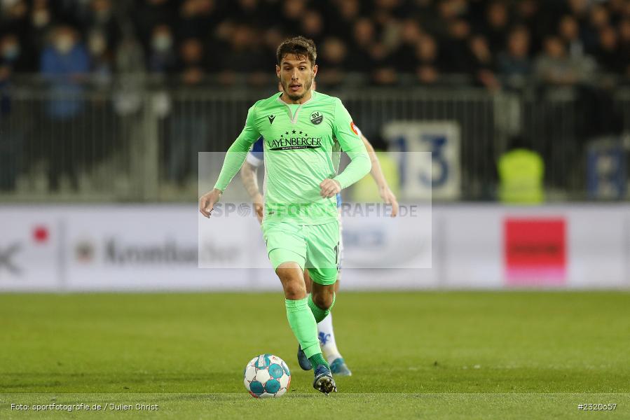 Bashkim Ajdini, Merck-Stadion am Böllenfalltor, Darmstadt, 11.03.2022, DFL, sport, action, März 2022, Saison 2021/2022, 2. Bundesliga, SVS, D98, SV Sandhausen, SV Darmstadt 98 - Bild-ID: 2320657