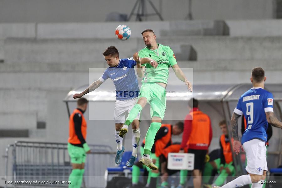 Janik Bachmann, Merck-Stadion am Böllenfalltor, Darmstadt, 11.03.2022, DFL, sport, action, März 2022, Saison 2021/2022, 2. Bundesliga, SVS, D98, SV Sandhausen, SV Darmstadt 98 - Bild-ID: 2320666