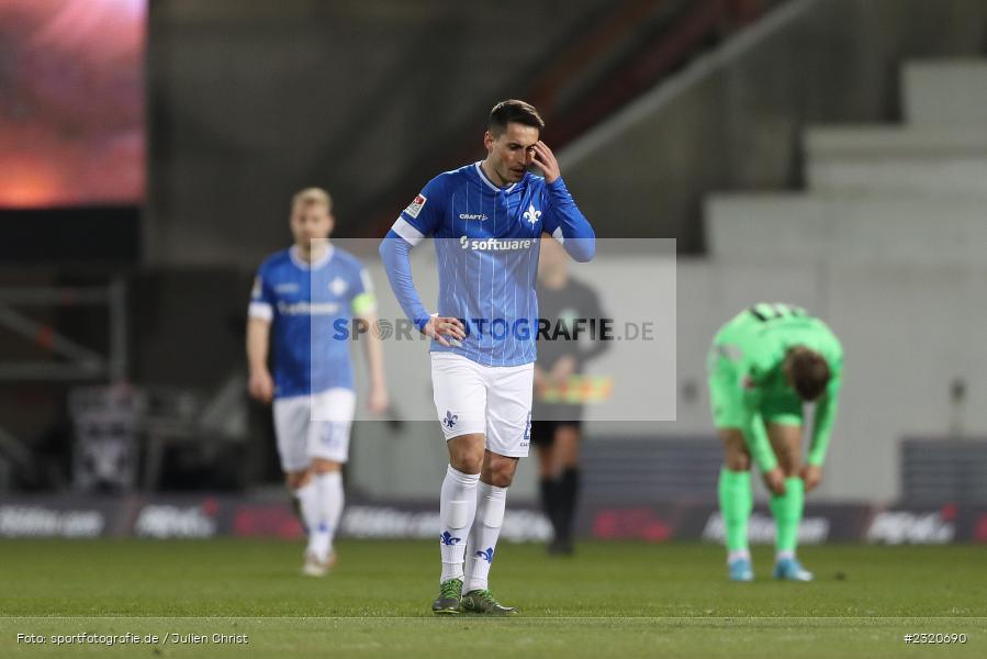 Fabian Schnellhardt, Merck-Stadion am Böllenfalltor, Darmstadt, 11.03.2022, DFL, sport, action, März 2022, Saison 2021/2022, 2. Bundesliga, SVS, D98, SV Sandhausen, SV Darmstadt 98 - Bild-ID: 2320690
