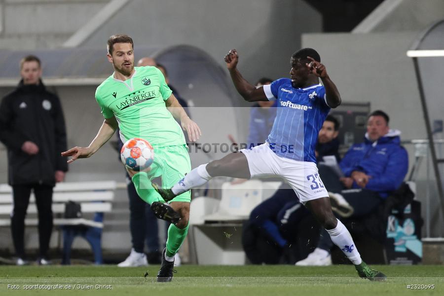 Immanuel Höhn, Merck-Stadion am Böllenfalltor, Darmstadt, 11.03.2022, DFL, sport, action, März 2022, Saison 2021/2022, 2. Bundesliga, SVS, D98, SV Sandhausen, SV Darmstadt 98 - Bild-ID: 2320695