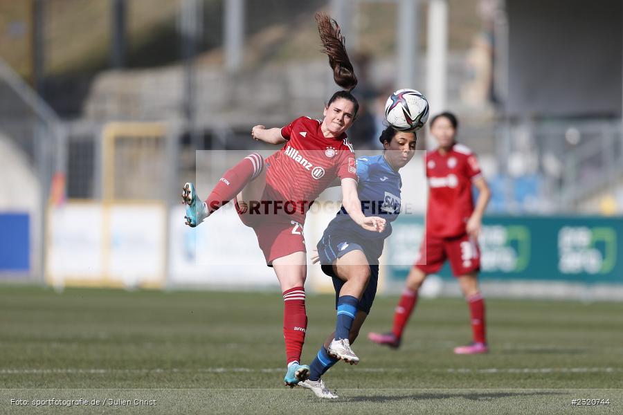 Sarah Zadrazil, Dietmar-Hopp-Stadion, Hoffenheim, 12.03.2022, DFB, sport, action, März 2022, Saison 2021/2022, FLYERALARM, Bundesliga, Frauen, FFBL, FLYERALARM Frauen-Bundesliga, FCB, TSG, FC Bayern München, TSG Hoffenheim - Bild-ID: 2320744