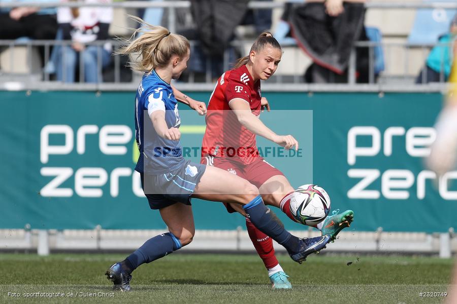 Klara Bühl, Dietmar-Hopp-Stadion, Hoffenheim, 12.03.2022, DFB, sport, action, März 2022, Saison 2021/2022, FLYERALARM, Bundesliga, Frauen, FFBL, FLYERALARM Frauen-Bundesliga, FCB, TSG, FC Bayern München, TSG Hoffenheim - Bild-ID: 2320749