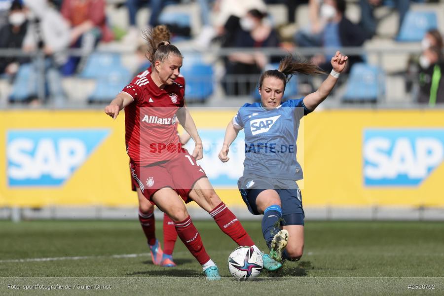 Klara Bühl, Dietmar-Hopp-Stadion, Hoffenheim, 12.03.2022, DFB, sport, action, März 2022, Saison 2021/2022, FLYERALARM, Bundesliga, Frauen, FFBL, FLYERALARM Frauen-Bundesliga, FCB, TSG, FC Bayern München, TSG Hoffenheim - Bild-ID: 2320762