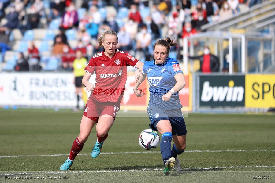 Lea Schüller, Dietmar-Hopp-Stadion, Hoffenheim, 12.03.2022, DFB, sport, action, März 2022, Saison 2021/2022, FLYERALARM, Bundesliga, Frauen, FFBL, FLYERALARM Frauen-Bundesliga, FCB, TSG, FC Bayern München, TSG Hoffenheim - Bild-ID: 2320765