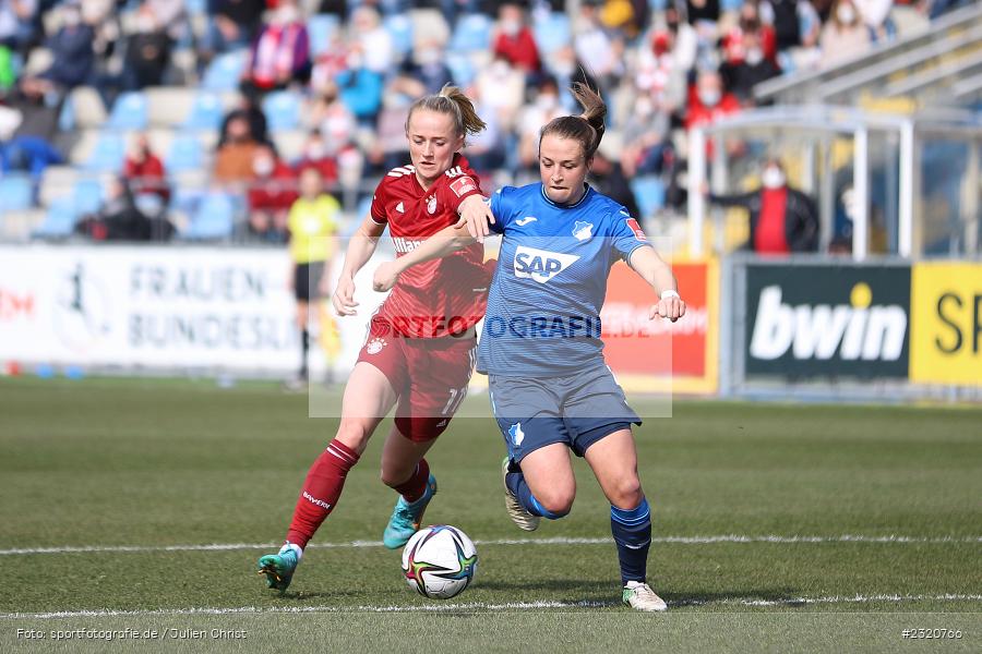 Lea Schüller, Dietmar-Hopp-Stadion, Hoffenheim, 12.03.2022, DFB, sport, action, März 2022, Saison 2021/2022, FLYERALARM, Bundesliga, Frauen, FFBL, FLYERALARM Frauen-Bundesliga, FCB, TSG, FC Bayern München, TSG Hoffenheim - Bild-ID: 2320766