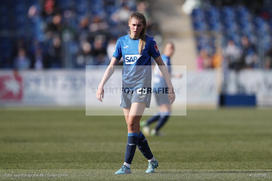 Jule Brand, Dietmar-Hopp-Stadion, Hoffenheim, 12.03.2022, DFB, sport, action, März 2022, Saison 2021/2022, FLYERALARM, Bundesliga, Frauen, FFBL, FLYERALARM Frauen-Bundesliga, FCB, TSG, FC Bayern München, TSG Hoffenheim - Bild-ID: 2320788 Jule Brand, Dietmar-Hopp-Stadion, Hoffenheim, 12.03.2022, DFB, sport, action, März 2022, Saison 2021/2022, FLYERALARM, Bundesliga, Frauen, FFBL, FLYERALARM Frauen-Bundesliga, FCB, TSG, FC Bayern München, TSG Hoffenheim - Bild-ID: 2320788