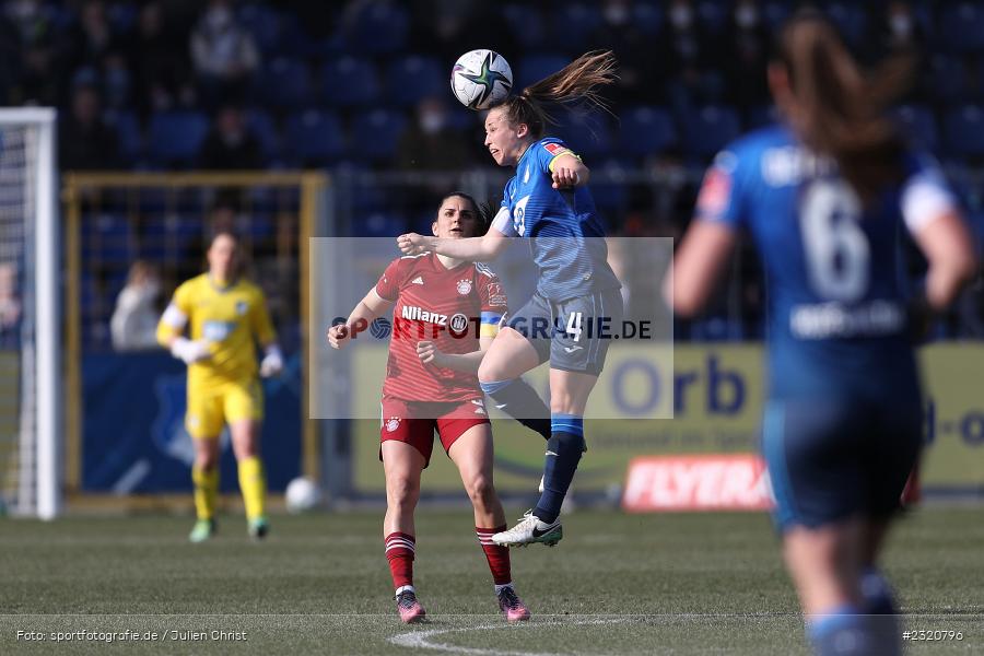 Michaela Specht, Dietmar-Hopp-Stadion, Hoffenheim, 12.03.2022, DFB, sport, action, März 2022, Saison 2021/2022, FLYERALARM, Bundesliga, Frauen, FFBL, FLYERALARM Frauen-Bundesliga, FCB, TSG, FC Bayern München, TSG Hoffenheim - Bild-ID: 2320796 Michaela Specht, Dietmar-Hopp-Stadion, Hoffenheim, 12.03.2022, DFB, sport, action, März 2022, Saison 2021/2022, FLYERALARM, Bundesliga, Frauen, FFBL, FLYERALARM Frauen-Bundesliga, FCB, TSG, FC Bayern München, TSG Hoffenheim - Bild-ID: 2320796