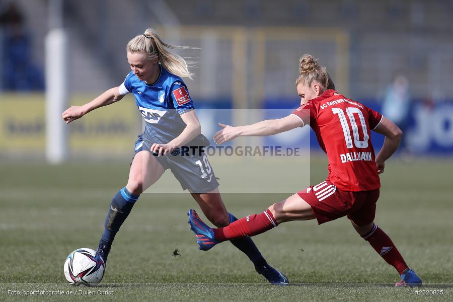 Judith Steinert, Dietmar-Hopp-Stadion, Hoffenheim, 12.03.2022, DFB, sport, action, März 2022, Saison 2021/2022, FLYERALARM, Bundesliga, Frauen, FFBL, FLYERALARM Frauen-Bundesliga, FCB, TSG, FC Bayern München, TSG Hoffenheim - Bild-ID: 2320825