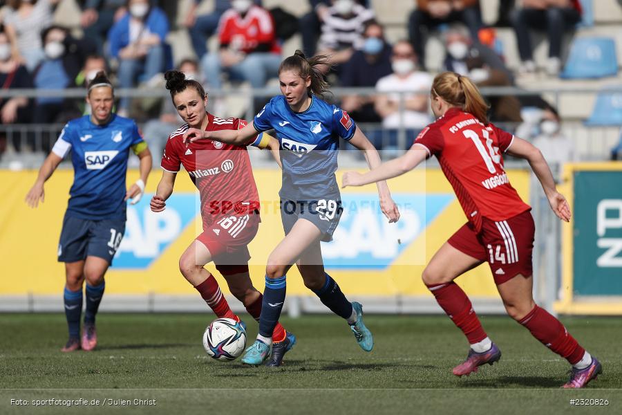 Jule Brand, Dietmar-Hopp-Stadion, Hoffenheim, 12.03.2022, DFB, sport, action, März 2022, Saison 2021/2022, FLYERALARM, Bundesliga, Frauen, FFBL, FLYERALARM Frauen-Bundesliga, FCB, TSG, FC Bayern München, TSG Hoffenheim - Bild-ID: 2320826