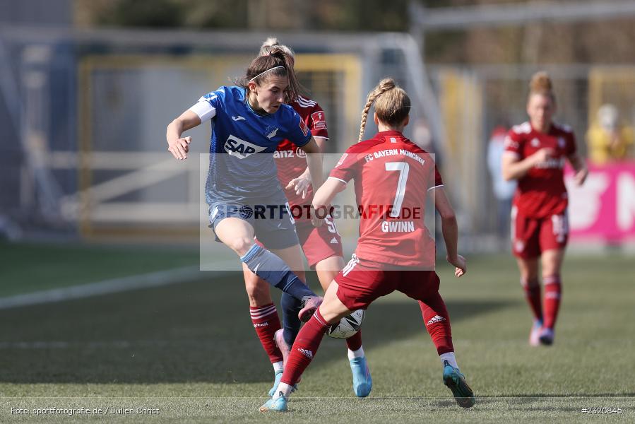 Katharina Naschenweng, Dietmar-Hopp-Stadion, Hoffenheim, 12.03.2022, DFB, sport, action, März 2022, Saison 2021/2022, FLYERALARM, Bundesliga, Frauen, FFBL, FLYERALARM Frauen-Bundesliga, FCB, TSG, FC Bayern München, TSG Hoffenheim - Bild-ID: 2320845