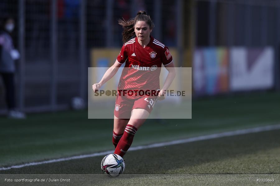 Sarah Zadrazil, Dietmar-Hopp-Stadion, Hoffenheim, 12.03.2022, DFB, sport, action, März 2022, Saison 2021/2022, FLYERALARM, Bundesliga, Frauen, FFBL, FLYERALARM Frauen-Bundesliga, FCB, TSG, FC Bayern München, TSG Hoffenheim - Bild-ID: 2320849