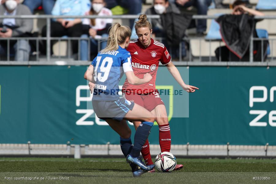Carolin Simon, Dietmar-Hopp-Stadion, Hoffenheim, 12.03.2022, DFB, sport, action, März 2022, Saison 2021/2022, FLYERALARM, Bundesliga, Frauen, FFBL, FLYERALARM Frauen-Bundesliga, FCB, TSG, FC Bayern München, TSG Hoffenheim - Bild-ID: 2320856
