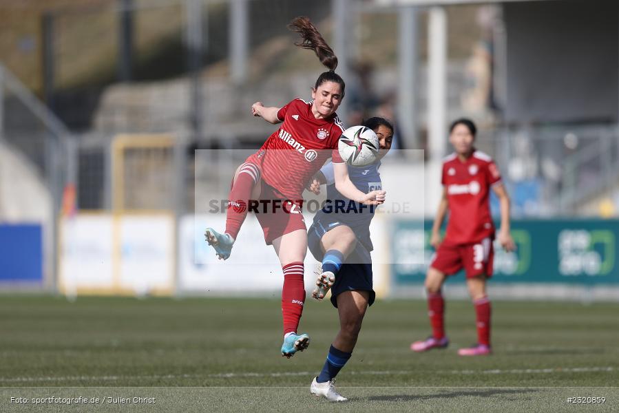 Sarah Zadrazil, Dietmar-Hopp-Stadion, Hoffenheim, 12.03.2022, DFB, sport, action, März 2022, Saison 2021/2022, FLYERALARM, Bundesliga, Frauen, FFBL, FLYERALARM Frauen-Bundesliga, FCB, TSG, FC Bayern München, TSG Hoffenheim - Bild-ID: 2320859