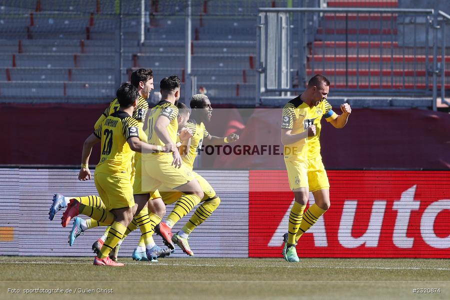 Tor, Franz Pfanne, FLYERALARM Arena, Würzburg, 13.03.2022, DFB, sport, action, März 2022, Saison 2021/2022, Fussball, 3. Liga, BVB, FWK, Borussia Dortmund II, FC Würzburger Kickers - Bild-ID: 2320874