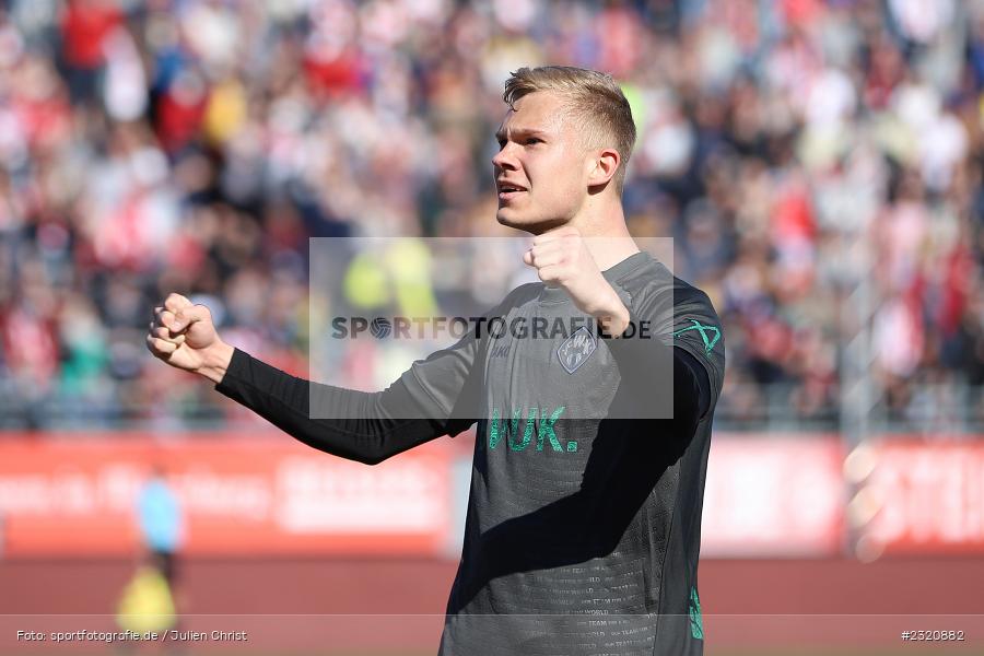 Freude, Torjubel, Louis Breunig, FLYERALARM Arena, Würzburg, 13.03.2022, DFB, sport, action, März 2022, Saison 2021/2022, Fussball, 3. Liga, BVB, FWK, Borussia Dortmund II, FC Würzburger Kickers - Bild-ID: 2320882