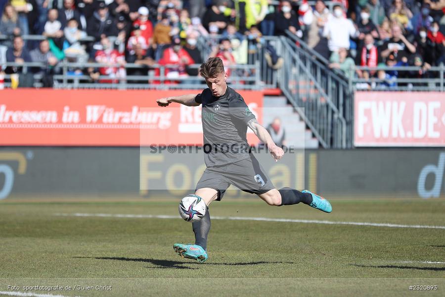 Marvin Pourié, FLYERALARM Arena, Würzburg, 13.03.2022, DFB, sport, action, März 2022, Saison 2021/2022, Fussball, 3. Liga, BVB, FWK, Borussia Dortmund II, FC Würzburger Kickers - Bild-ID: 2320893