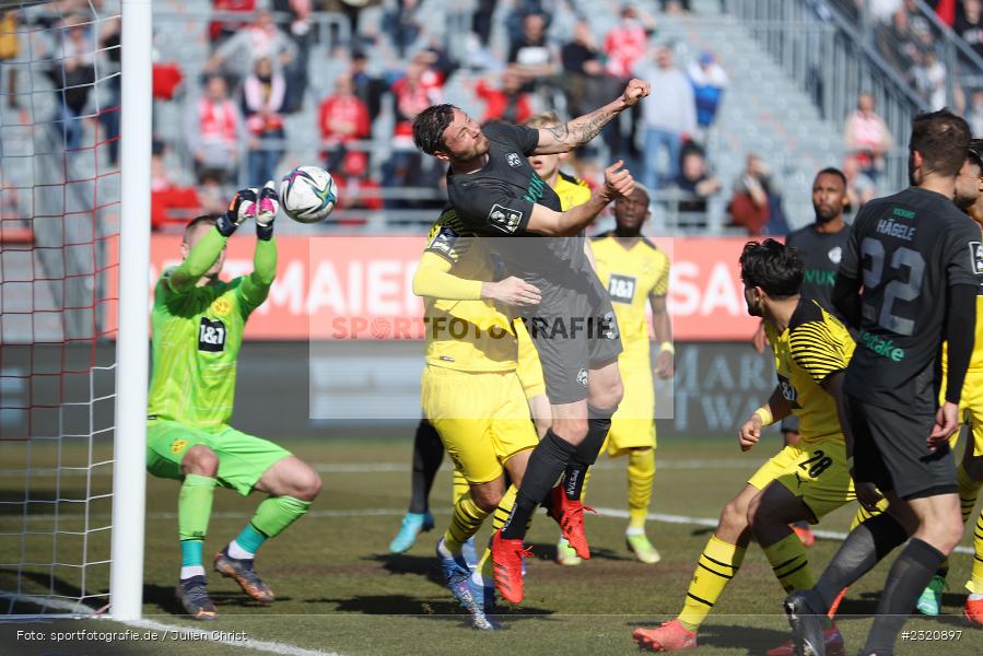 Christian Strohdiek, FLYERALARM Arena, Würzburg, 13.03.2022, DFB, sport, action, März 2022, Saison 2021/2022, Fussball, 3. Liga, BVB, FWK, Borussia Dortmund II, FC Würzburger Kickers - Bild-ID: 2320897