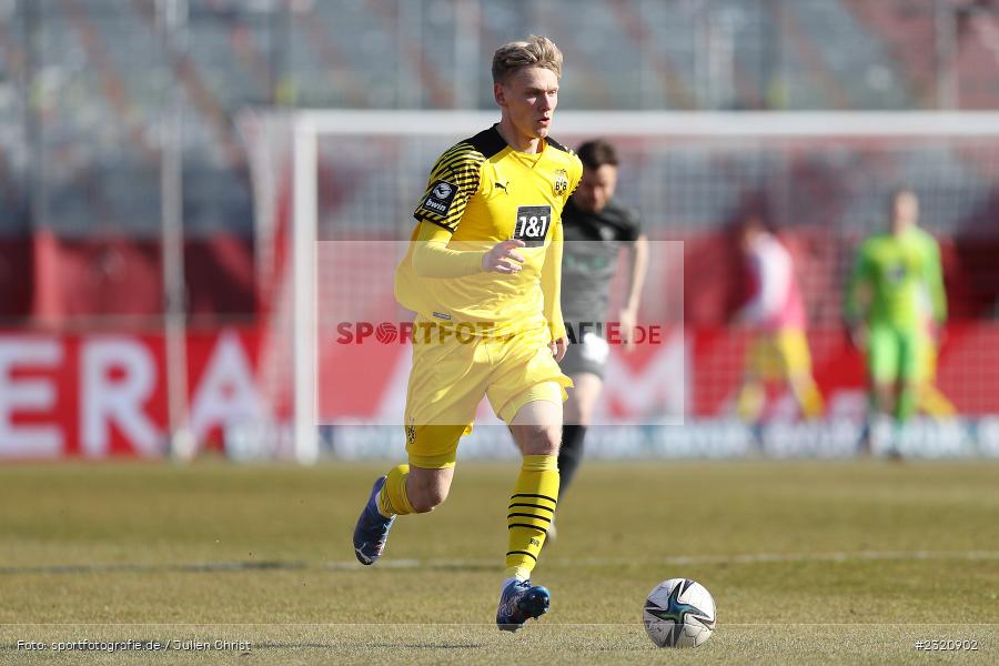 Ted Tattermusch, FLYERALARM Arena, Würzburg, 13.03.2022, DFB, sport, action, März 2022, Saison 2021/2022, Fussball, 3. Liga, BVB, FWK, Borussia Dortmund II, FC Würzburger Kickers - Bild-ID: 2320902