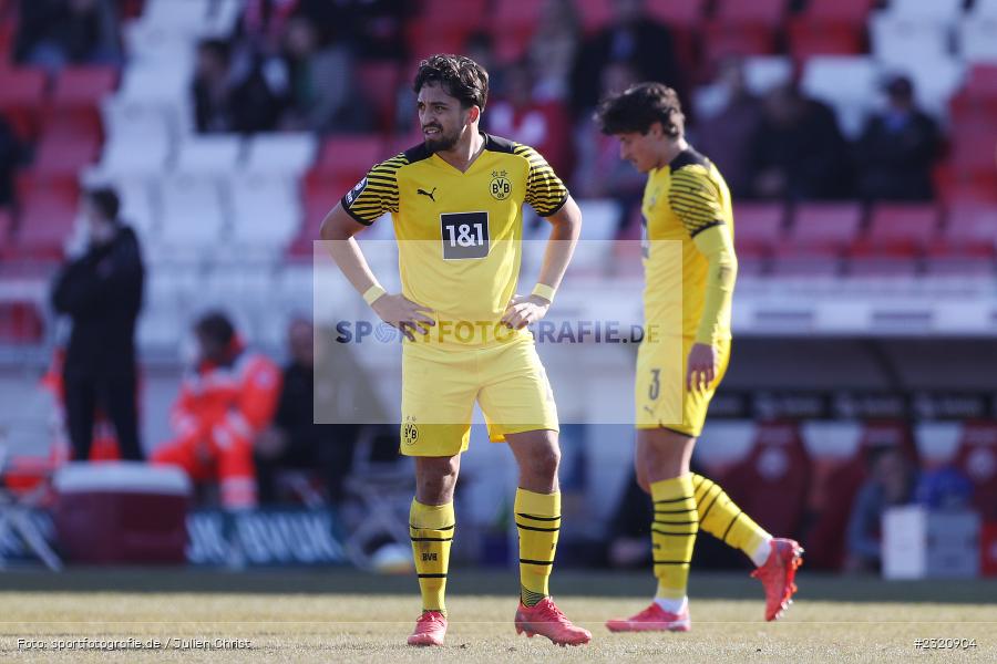 Immanuel Pherai, FLYERALARM Arena, Würzburg, 13.03.2022, DFB, sport, action, März 2022, Saison 2021/2022, Fussball, 3. Liga, BVB, FWK, Borussia Dortmund II, FC Würzburger Kickers - Bild-ID: 2320904