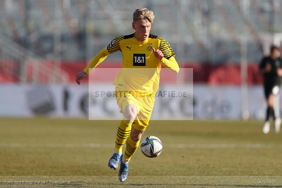 Ted Tattermusch, FLYERALARM Arena, Würzburg, 13.03.2022, DFB, sport, action, März 2022, Saison 2021/2022, Fussball, 3. Liga, BVB, FWK, Borussia Dortmund II, FC Würzburger Kickers - Bild-ID: 2320907