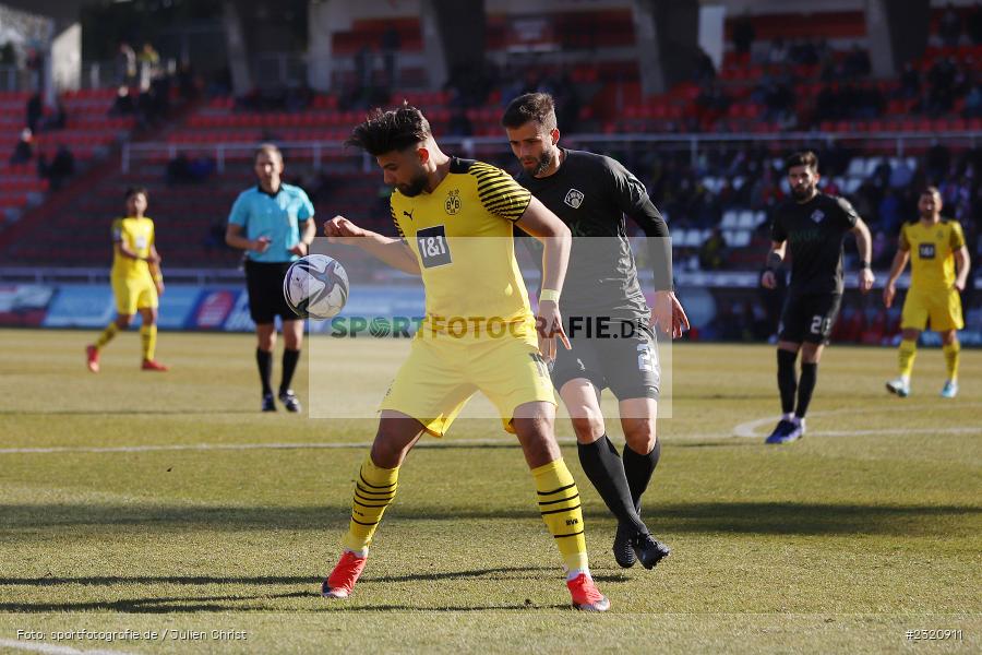 Antonios Papadopoulos, FLYERALARM Arena, Würzburg, 13.03.2022, DFB, sport, action, März 2022, Saison 2021/2022, Fussball, 3. Liga, BVB, FWK, Borussia Dortmund II, FC Würzburger Kickers - Bild-ID: 2320911