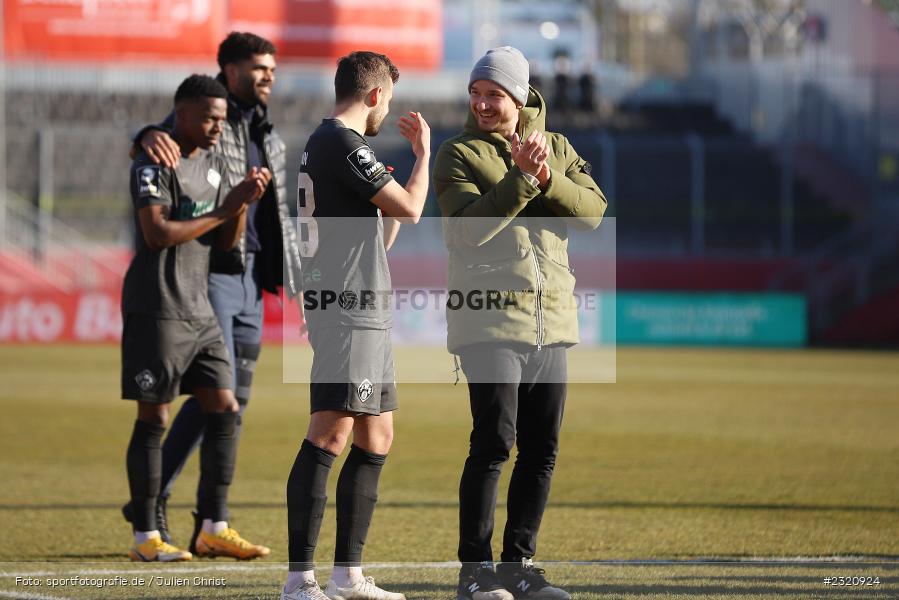 Emotionen, Freude, Peter Kurzweg, FLYERALARM Arena, Würzburg, 13.03.2022, DFB, sport, action, März 2022, Saison 2021/2022, Fussball, 3. Liga, BVB, FWK, Borussia Dortmund II, FC Würzburger Kickers - Bild-ID: 2320924