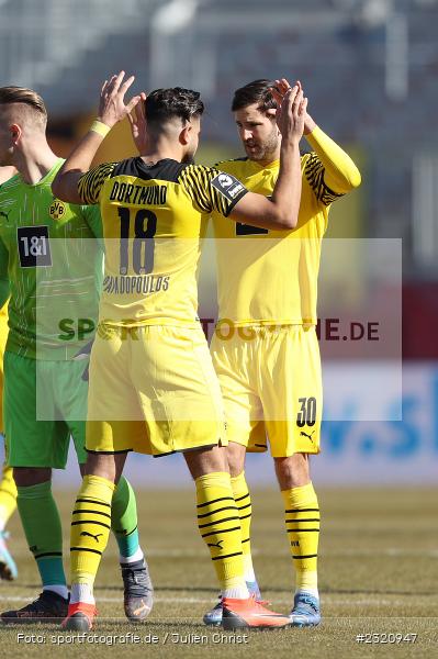 Antonios Papadopoulos, FLYERALARM Arena, Würzburg, 13.03.2022, DFB, sport, action, März 2022, Saison 2021/2022, Fussball, 3. Liga, BVB, FWK, Borussia Dortmund II, FC Würzburger Kickers - Bild-ID: 2320947