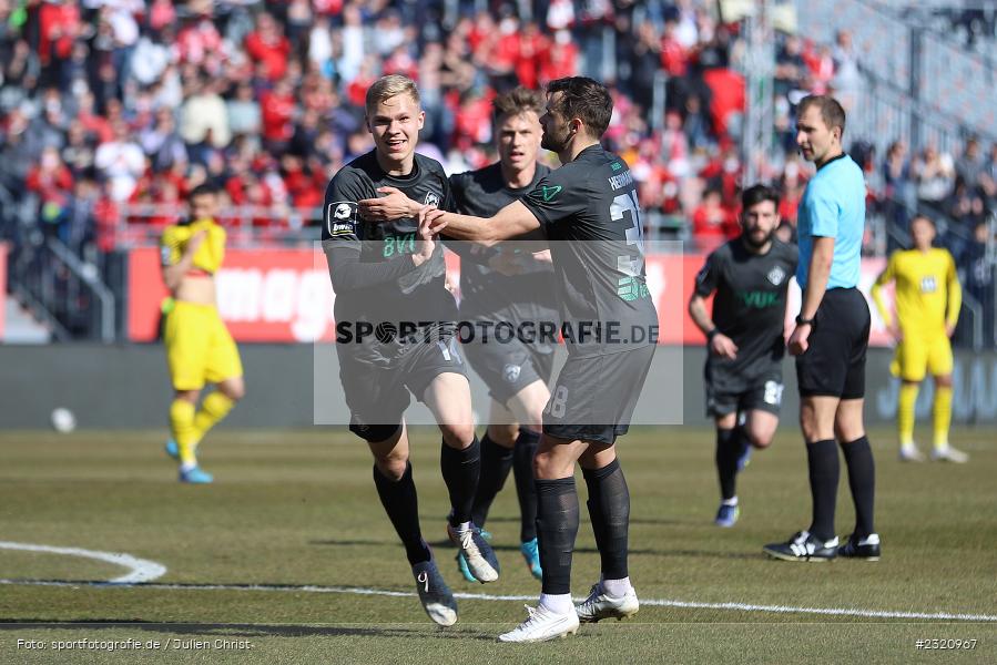 Freude, Torjubel, Louis Breunig, FLYERALARM Arena, Würzburg, 13.03.2022, DFB, sport, action, März 2022, Saison 2021/2022, Fussball, 3. Liga, BVB, FWK, Borussia Dortmund II, FC Würzburger Kickers - Bild-ID: 2320967 Freude, Torjubel, Louis Breunig, FLYERALARM Arena, Würzburg, 13.03.2022, DFB, sport, action, März 2022, Saison 2021/2022, Fussball, 3. Liga, BVB, FWK, Borussia Dortmund II, FC Würzburger Kickers - Bild-ID: 2320967