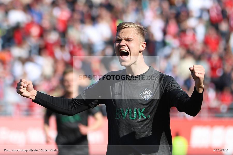 Freude, Torjubel, Louis Breunig, FLYERALARM Arena, Würzburg, 13.03.2022, DFB, sport, action, März 2022, Saison 2021/2022, Fussball, 3. Liga, BVB, FWK, Borussia Dortmund II, FC Würzburger Kickers - Bild-ID: 2320968