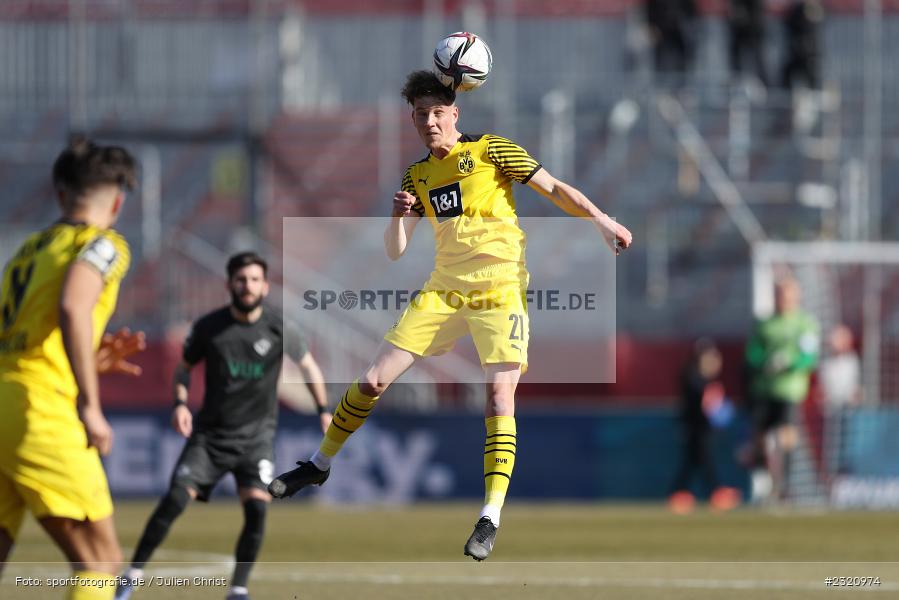 Christian Viet, FLYERALARM Arena, Würzburg, 13.03.2022, DFB, sport, action, März 2022, Saison 2021/2022, Fussball, 3. Liga, BVB, FWK, Borussia Dortmund II, FC Würzburger Kickers - Bild-ID: 2320974