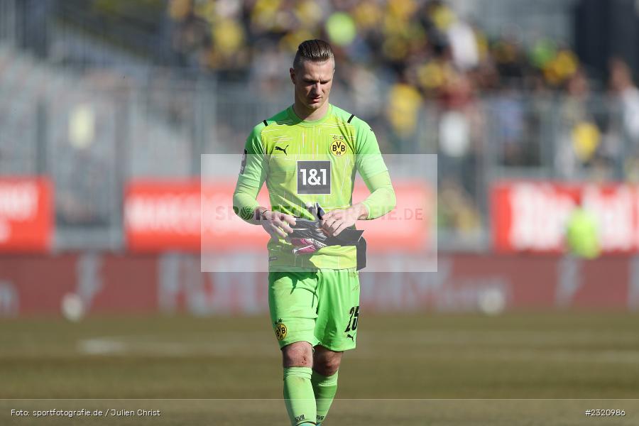 Luca Unbehaun, FLYERALARM Arena, Würzburg, 13.03.2022, DFB, sport, action, März 2022, Saison 2021/2022, Fussball, 3. Liga, BVB, FWK, Borussia Dortmund II, FC Würzburger Kickers - Bild-ID: 2320986