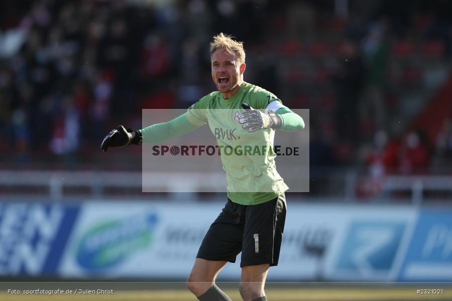 Hendrik Bonmann, FLYERALARM Arena, Würzburg, 13.03.2022, DFB, sport, action, März 2022, Saison 2021/2022, Fussball, 3. Liga, BVB, FWK, Borussia Dortmund II, FC Würzburger Kickers - Bild-ID: 2321021