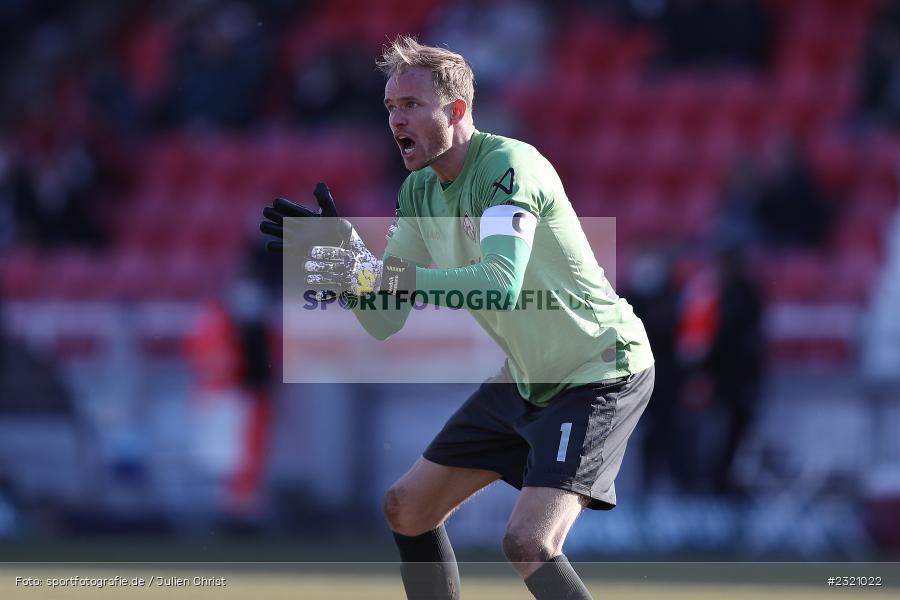 Hendrik Bonmann, FLYERALARM Arena, Würzburg, 13.03.2022, DFB, sport, action, März 2022, Saison 2021/2022, Fussball, 3. Liga, BVB, FWK, Borussia Dortmund II, FC Würzburger Kickers - Bild-ID: 2321022