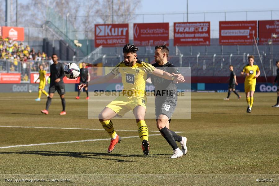 Antonios Papadopoulos, FLYERALARM Arena, Würzburg, 13.03.2022, DFB, sport, action, März 2022, Saison 2021/2022, Fussball, 3. Liga, BVB, FWK, Borussia Dortmund II, FC Würzburger Kickers - Bild-ID: 2321030