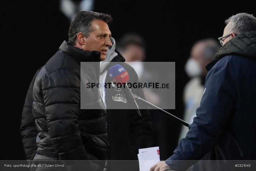 Alois Schwartz, Merck-Stadion am Böllenfalltor, Darmstadt, 11.03.2022, DFL, sport, action, März 2022, Saison 2021/2022, 2. Bundesliga, SVS, D98, SV Sandhausen, SV Darmstadt 98 - Bild-ID: 2321043