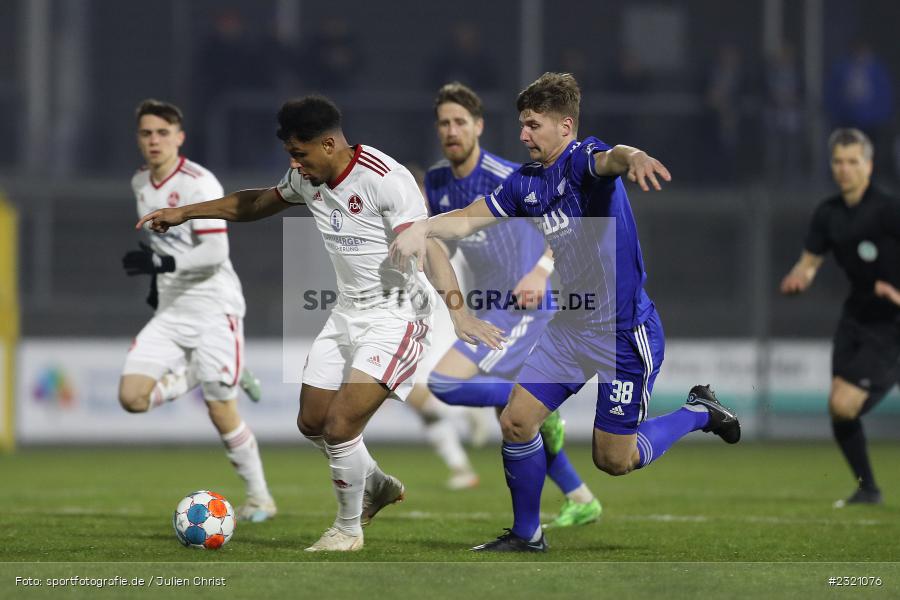 Paul-Philipp Besong, Stadion am Schönbusch, Aschaffenburg, 15.03.2022, BFV, sport, action, März 2022, Saison 2021/2022, Fussball, RLB, Regionalliga Bayern, FCN, SVA, 1. FC Nürnberg II, SV Viktoria Aschaffenburg - Bild-ID: 2321076 Paul-Philipp Besong, Stadion am Schönbusch, Aschaffenburg, 15.03.2022, BFV, sport, action, März 2022, Saison 2021/2022, Fussball, RLB, Regionalliga Bayern, FCN, SVA, 1. FC Nürnberg II, SV Viktoria Aschaffenburg - Bild-ID: 2321076