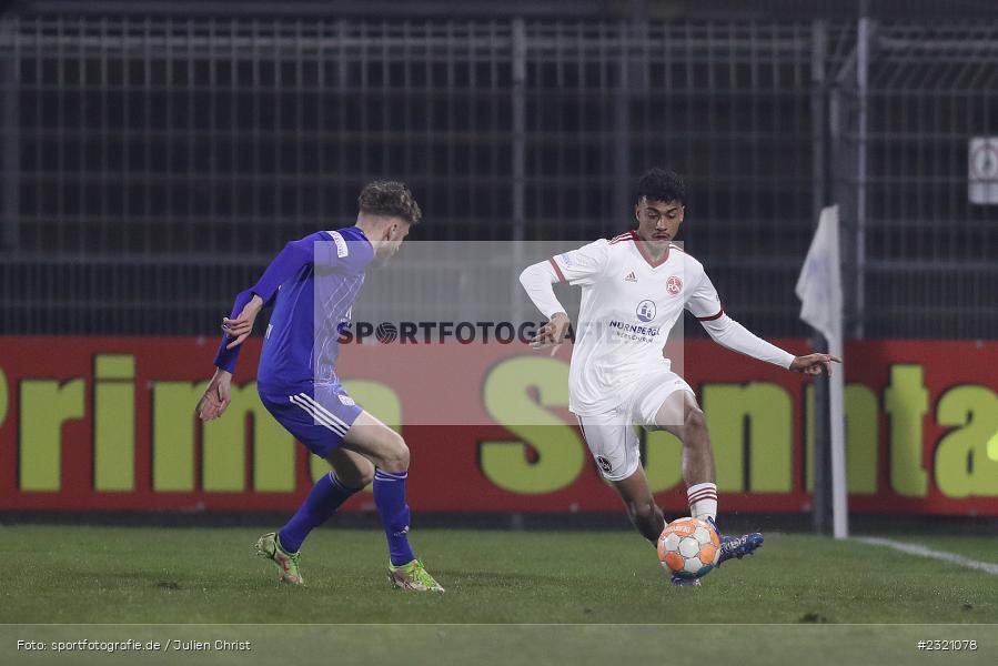 Nathaniel Brown, Stadion am Schönbusch, Aschaffenburg, 15.03.2022, BFV, sport, action, März 2022, Saison 2021/2022, Fussball, RLB, Regionalliga Bayern, FCN, SVA, 1. FC Nürnberg II, SV Viktoria Aschaffenburg - Bild-ID: 2321078 Nathaniel Brown, Stadion am Schönbusch, Aschaffenburg, 15.03.2022, BFV, sport, action, März 2022, Saison 2021/2022, Fussball, RLB, Regionalliga Bayern, FCN, SVA, 1. FC Nürnberg II, SV Viktoria Aschaffenburg - Bild-ID: 2321078