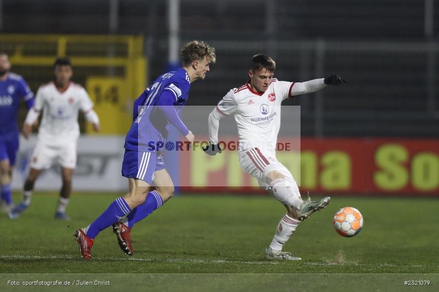 Christian Kestel, Stadion am Schönbusch, Aschaffenburg, 15.03.2022, BFV, sport, action, März 2022, Saison 2021/2022, Fussball, RLB, Regionalliga Bayern, FCN, SVA, 1. FC Nürnberg II, SV Viktoria Aschaffenburg - Bild-ID: 2321079 Christian Kestel, Stadion am Schönbusch, Aschaffenburg, 15.03.2022, BFV, sport, action, März 2022, Saison 2021/2022, Fussball, RLB, Regionalliga Bayern, FCN, SVA, 1. FC Nürnberg II, SV Viktoria Aschaffenburg - Bild-ID: 2321079