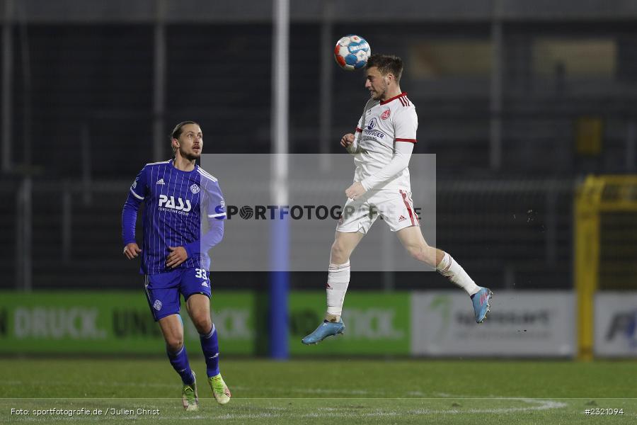 Tim Latteier, Stadion am Schönbusch, Aschaffenburg, 15.03.2022, BFV, sport, action, März 2022, Saison 2021/2022, Fussball, RLB, Regionalliga Bayern, FCN, SVA, 1. FC Nürnberg II, SV Viktoria Aschaffenburg - Bild-ID: 2321094 Tim Latteier, Stadion am Schönbusch, Aschaffenburg, 15.03.2022, BFV, sport, action, März 2022, Saison 2021/2022, Fussball, RLB, Regionalliga Bayern, FCN, SVA, 1. FC Nürnberg II, SV Viktoria Aschaffenburg - Bild-ID: 2321094