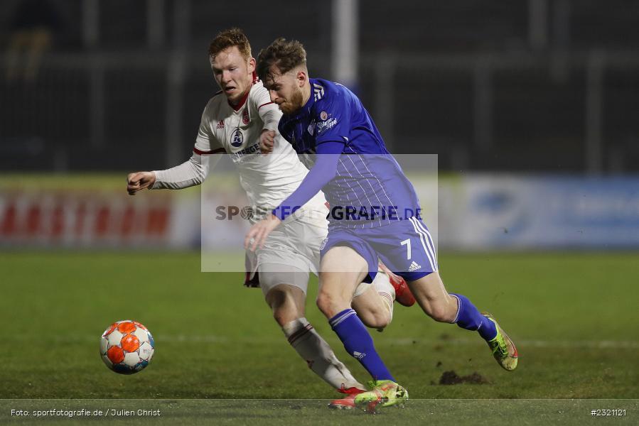 Benedict Laverty, Stadion am Schönbusch, Aschaffenburg, 15.03.2022, BFV, sport, action, März 2022, Saison 2021/2022, Fussball, RLB, Regionalliga Bayern, FCN, SVA, 1. FC Nürnberg II, SV Viktoria Aschaffenburg - Bild-ID: 2321121 Benedict Laverty, Stadion am Schönbusch, Aschaffenburg, 15.03.2022, BFV, sport, action, März 2022, Saison 2021/2022, Fussball, RLB, Regionalliga Bayern, FCN, SVA, 1. FC Nürnberg II, SV Viktoria Aschaffenburg - Bild-ID: 2321121