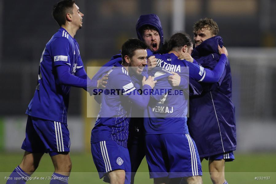 Philipp Beinenz, Marco Metzger, Veit Klement, Tim Littmann, Torjubel, Clay Verkaj, Stadion am Schönbusch, Aschaffenburg, 15.03.2022, BFV, sport, action, März 2022, Saison 2021/2022, Fussball, RLB, Regionalliga Bayern, FCN, SVA, 1. FC Nürnberg II, SV Viktoria Aschaffenburg - Bild-ID: 2321137 Philipp Beinenz, Marco Metzger, Veit Klement, Tim Littmann, Torjubel, Clay Verkaj, Stadion am Schönbusch, Aschaffenburg, 15.03.2022, BFV, sport, action, März 2022, Saison 2021/2022, Fussball, RLB, Regionalliga Bayern, FCN, SVA, 1. FC Nürnberg II, SV Viktoria Aschaffenburg - Bild-ID: 2321137