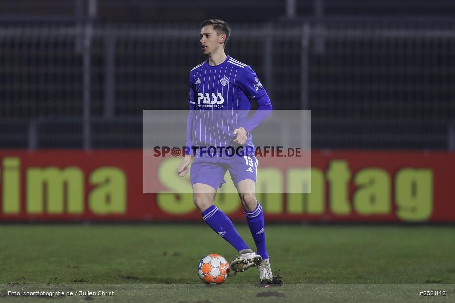 Veit Klement, Stadion am Schönbusch, Aschaffenburg, 15.03.2022, BFV, sport, action, März 2022, Saison 2021/2022, Fussball, RLB, Regionalliga Bayern, FCN, SVA, 1. FC Nürnberg II, SV Viktoria Aschaffenburg - Bild-ID: 2321142 Veit Klement, Stadion am Schönbusch, Aschaffenburg, 15.03.2022, BFV, sport, action, März 2022, Saison 2021/2022, Fussball, RLB, Regionalliga Bayern, FCN, SVA, 1. FC Nürnberg II, SV Viktoria Aschaffenburg - Bild-ID: 2321142