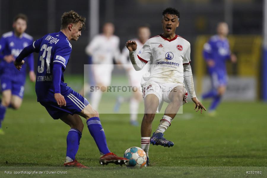 Nathaniel Brown, Stadion am Schönbusch, Aschaffenburg, 15.03.2022, BFV, sport, action, März 2022, Saison 2021/2022, Fussball, RLB, Regionalliga Bayern, FCN, SVA, 1. FC Nürnberg II, SV Viktoria Aschaffenburg - Bild-ID: 2321182 Nathaniel Brown, Stadion am Schönbusch, Aschaffenburg, 15.03.2022, BFV, sport, action, März 2022, Saison 2021/2022, Fussball, RLB, Regionalliga Bayern, FCN, SVA, 1. FC Nürnberg II, SV Viktoria Aschaffenburg - Bild-ID: 2321182