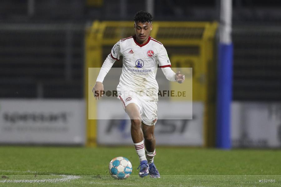 Nathaniel Brown, Stadion am Schönbusch, Aschaffenburg, 15.03.2022, BFV, sport, action, März 2022, Saison 2021/2022, Fussball, RLB, Regionalliga Bayern, FCN, SVA, 1. FC Nürnberg II, SV Viktoria Aschaffenburg - Bild-ID: 2321185 Nathaniel Brown, Stadion am Schönbusch, Aschaffenburg, 15.03.2022, BFV, sport, action, März 2022, Saison 2021/2022, Fussball, RLB, Regionalliga Bayern, FCN, SVA, 1. FC Nürnberg II, SV Viktoria Aschaffenburg - Bild-ID: 2321185