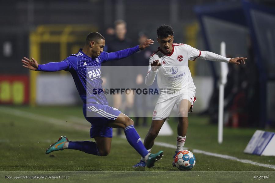 Nathaniel Brown, Stadion am Schönbusch, Aschaffenburg, 15.03.2022, BFV, sport, action, März 2022, Saison 2021/2022, Fussball, RLB, Regionalliga Bayern, FCN, SVA, 1. FC Nürnberg II, SV Viktoria Aschaffenburg - Bild-ID: 2321196 Nathaniel Brown, Stadion am Schönbusch, Aschaffenburg, 15.03.2022, BFV, sport, action, März 2022, Saison 2021/2022, Fussball, RLB, Regionalliga Bayern, FCN, SVA, 1. FC Nürnberg II, SV Viktoria Aschaffenburg - Bild-ID: 2321196
