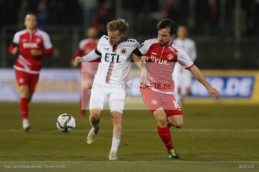 Peter Kurzweg, FLYERALARM Arena, Würzburg, 18.03.2022, DFL, sport, action, März 2022, Saison 2021/2022, Fussball, FCV, FWK, FC Viktoria Köln, FC Würzburger Kickers - Bild-ID: 2321215