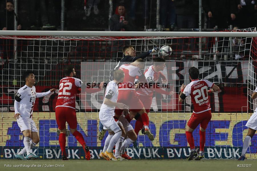 Moritz Nicolas, FLYERALARM Arena, Würzburg, 18.03.2022, DFL, sport, action, März 2022, Saison 2021/2022, Fussball, FCV, FWK, FC Viktoria Köln, FC Würzburger Kickers - Bild-ID: 2321217