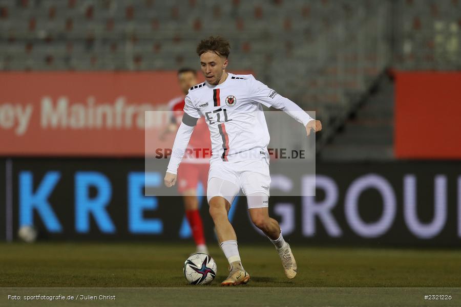 Luca Marseiler, FLYERALARM Arena, Würzburg, 18.03.2022, DFL, sport, action, März 2022, Saison 2021/2022, Fussball, FCV, FWK, FC Viktoria Köln, FC Würzburger Kickers - Bild-ID: 2321226