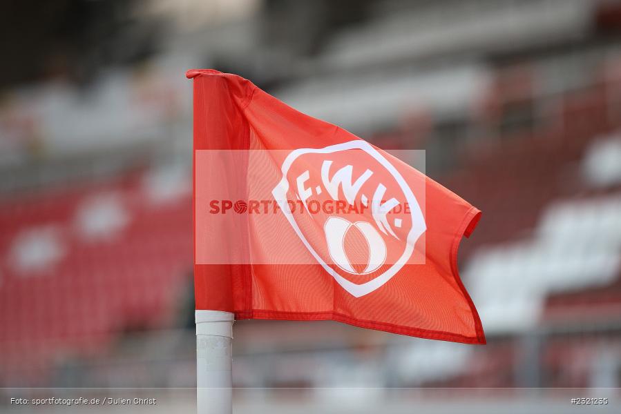 Eckfahne, Fahne, Symbolbild, FLYERALARM Arena, Würzburg, 18.03.2022, DFL, sport, action, März 2022, Saison 2021/2022, Fussball, FCV, FWK, FC Viktoria Köln, FC Würzburger Kickers - Bild-ID: 2321235