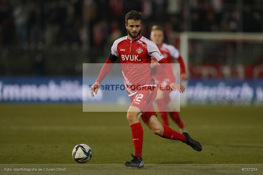 Daniel Hägele, FLYERALARM Arena, Würzburg, 18.03.2022, DFL, sport, action, März 2022, Saison 2021/2022, Fussball, FCV, FWK, FC Viktoria Köln, FC Würzburger Kickers - Bild-ID: 2321254